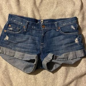 7’s jean shorts